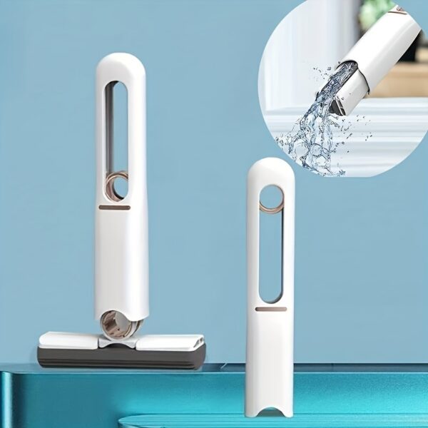 Kannettava Mini Moppi – Itsepuristuva, Käsinpesua Ei Tarvita, Monikäyttöinen Siivousväline - Image 3