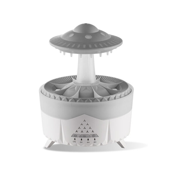 Uusi UFO Vesipisara Ilmankostutin – USB-Aromaterapiahöyrystin Eteerisille Öljyille ja Kodin Sisustukseen - Image 8