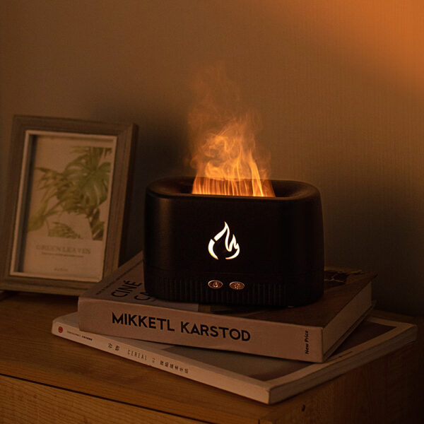 Liekkiefekti aromadiffuuseri – hiljainen ilmankostutin ja eteeristen öljyjen hajustin