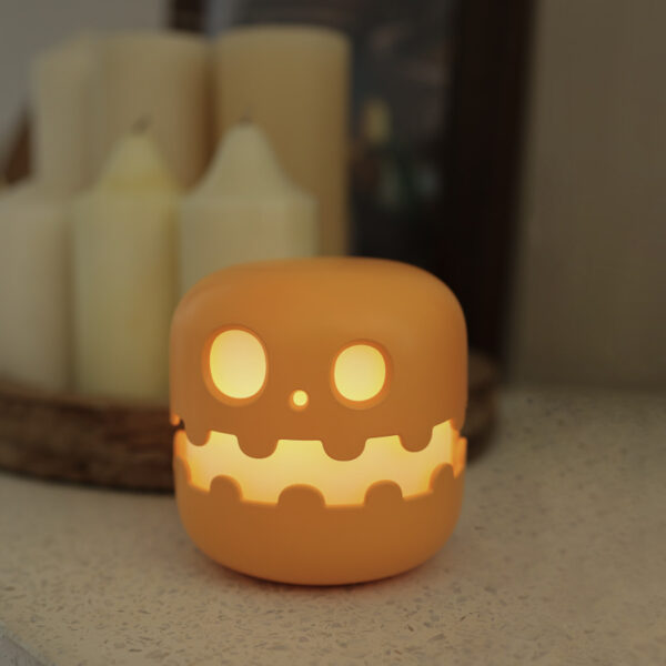 Kurpitsalamppu – Hauska Halloween-valo Makuuhuoneeseen tai Olohuoneeseen - Image 7