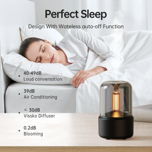 Kannettava mini-aromadiffuuseri – USB-ilmankostutin ja yövalo - Image 6