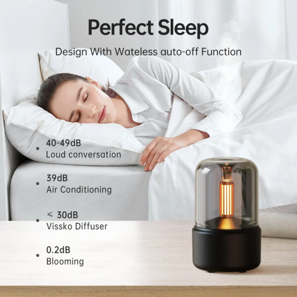 Kannettava mini-aromadiffuuseri – USB-ilmankostutin ja yövalo - Image 6