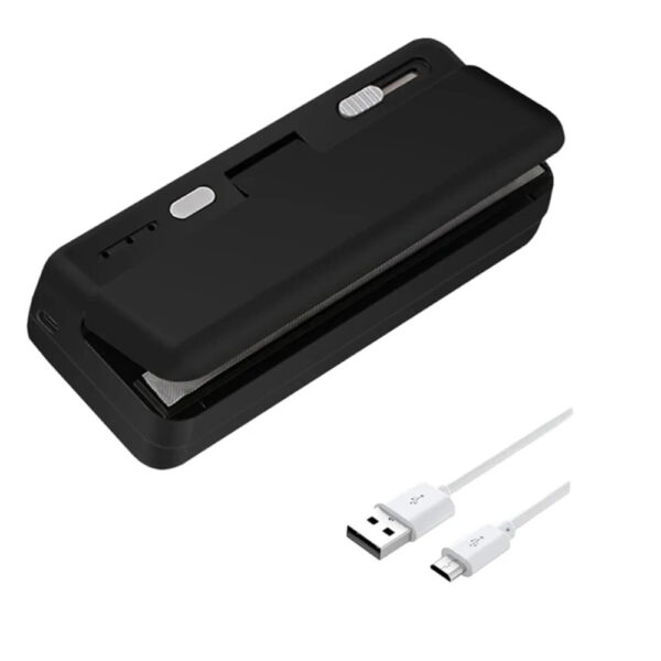 Mini-suljin 2-in-1 – ladattava pussinsulkemiskone USB:llä - Image 7