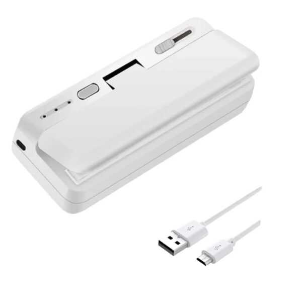 Mini-suljin 2-in-1 – ladattava pussinsulkemiskone USB:llä - Image 8