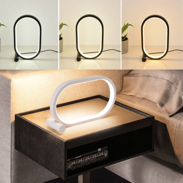 USB-ovellinen himmennettävä akryylilamppu – moderni yöpöytä- ja lukulamppu - Image 9