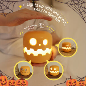 Kurpitsalamppu – Hauska Halloween-valo Makuuhuoneeseen tai Olohuoneeseen