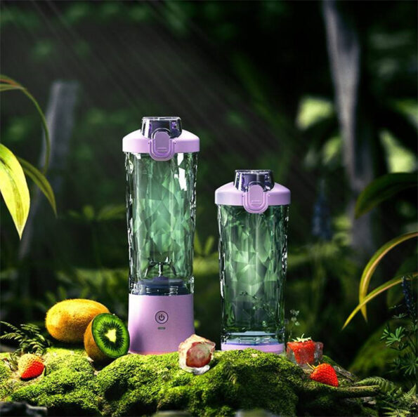 Kannettava tehosekoitin – Henkilökohtainen mini-blenderi smoothielle ja pirtelöille, 6-teräinen keittiölaite - Image 4
