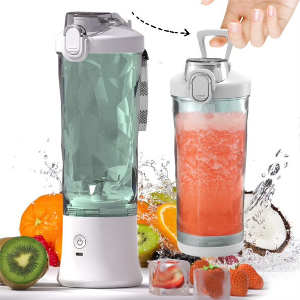 Kannettava tehosekoitin – Henkilökohtainen mini-blenderi smoothielle ja pirtelöille, 6-teräinen keittiölaite