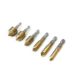 6-osainen puuporanteräsarja – koot 6–19 mm, valmistettu korkealaatuisesta teräksestä