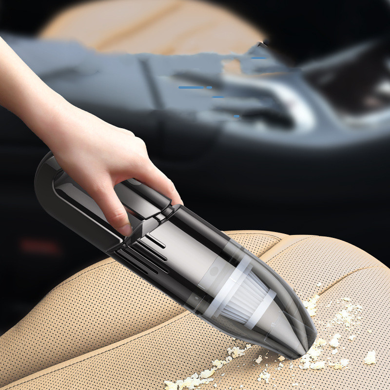 Auton langaton pölynimuri – Mini ABS pölynimuri kotiin ja autoon, 120 W tehokas imuteho - Image 4