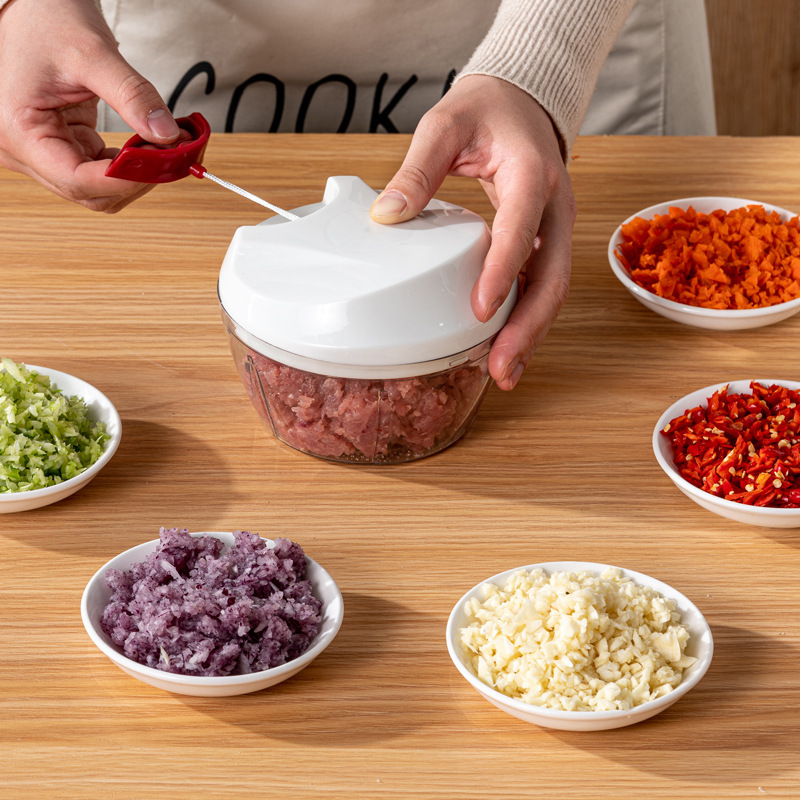 Manuaalinen valkosipulimylly – monikäyttöinen keittiöapuri 500ml